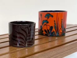 Übertöpfe oder Pflanzgefäße aus Keramik von Scheurich & Marei, Deutschland 1960er, 3er Set