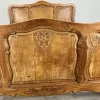 Bett Französisches Louis Xvi Doppelbett Bettgestell aus Eiche geschnitztes Kopfteil Lot 4603