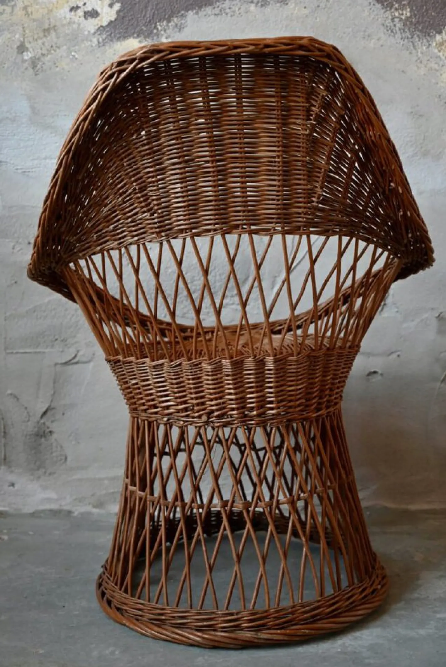 Böhmischer Rattan Kindersessel