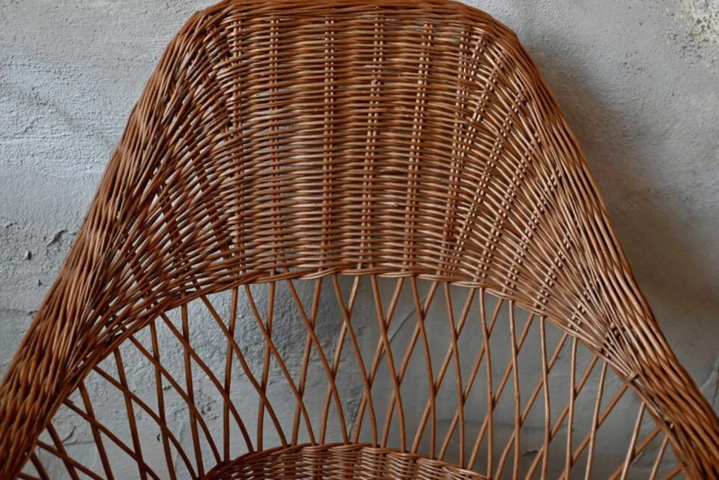 Böhmischer Rattan Kindersessel