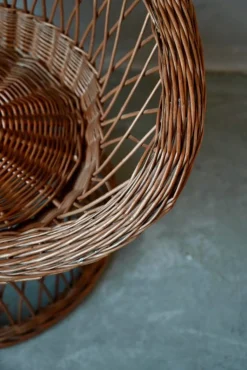 Böhmischer Rattan Kindersessel