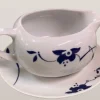 Böhmisches Vintage Teeservice aus glasiertem Porzellan, Tschechoslowakei, 1980er, 26 Set