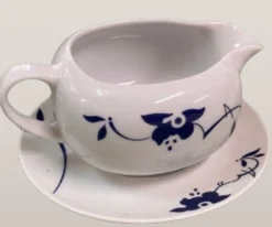 Böhmisches Vintage Teeservice aus glasiertem Porzellan, Tschechoslowakei, 1980er, 26 Set