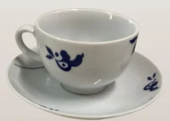 Böhmisches Vintage Teeservice aus glasiertem Porzellan, Tschechoslowakei, 1980er, 26 Set