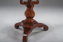 Biedermeier Nähtisch aus Mahagoni, 1850