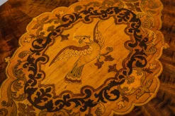 Biedermeier Nähtisch aus Mahagoni, 1850