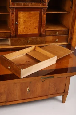 Biedermeier Sekretär in Pearwood, Braunschweig, 1820er Jahre