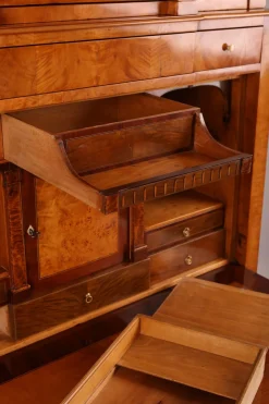 Biedermeier Sekretär in Pearwood, Braunschweig, 1820er Jahre