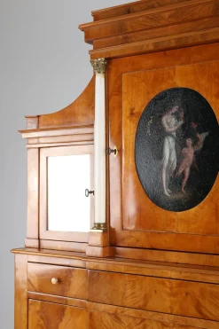 Biedermeier Sekretär in Pearwood, Braunschweig, 1820er Jahre