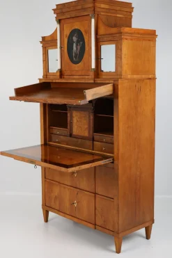 Biedermeier Sekretär in Pearwood, Braunschweig, 1820er Jahre