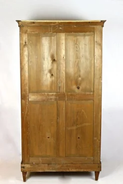 Biedermeier Vitrine aus Nussholz, 19. Jh., Österreich, 1840