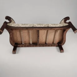 Biedermeier Walnuss Furnier Sofa