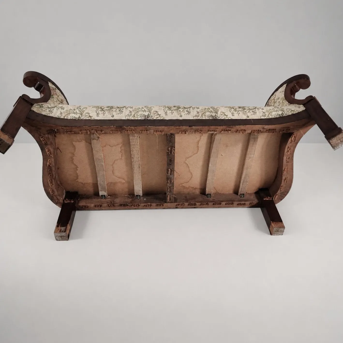 Biedermeier Walnuss Furnier Sofa