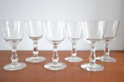 Biedermeier Weingläser, 1880er, 6er Set