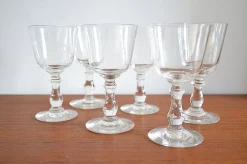 Biedermeier Weingläser, 1880er, 6er Set