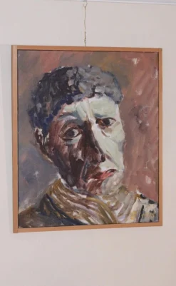 Björn Gyllenhammar, Portrait, 1985, Oil on Canvas, Framed