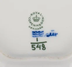 Blattförmige Schale von Royal Copenhagen, 1968