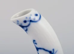 Blaue Kannelierte Kaffeekanne aus Porzellan von Royal Copenhagen, 1960er