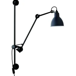 Blaue Lampe Gras N° 210 Wandlampe von Bernard-Albin Gras