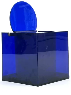 Blauer Eiskübel aus Acryl von Studio OPI für Cini & Nils, Italy, 1970er