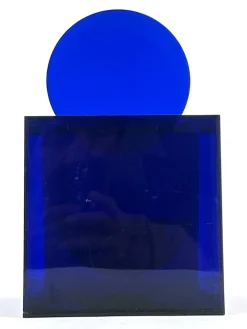 Blauer Eiskübel aus Acryl von Studio OPI für Cini & Nils, Italy, 1970er