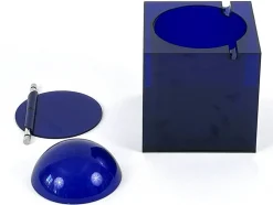 Blauer Eiskübel aus Acryl von Studio OPI für Cini & Nils, Italy, 1970er