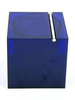 Blauer Eiskübel aus Acryl von Studio OPI für Cini & Nils, Italy, 1970er