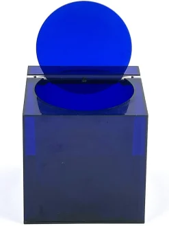 Blauer Eiskübel aus Acryl von Studio OPI für Cini & Nils, Italy, 1970er
