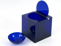 Blauer Eiskübel aus Acryl von Studio OPI für Cini & Nils, Italy, 1970er