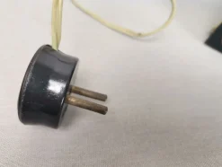 Blauer Mid-Century Tischventilator aus Kunststoff, Sowjetunion, 1969