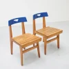 Blauer Stuhl von Lucien Engels für Home Emile Vandervelde II, Belgien, 1954