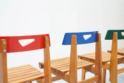 Blauer Stuhl von Lucien Engels für Home Emile Vandervelde II, Belgien, 1954