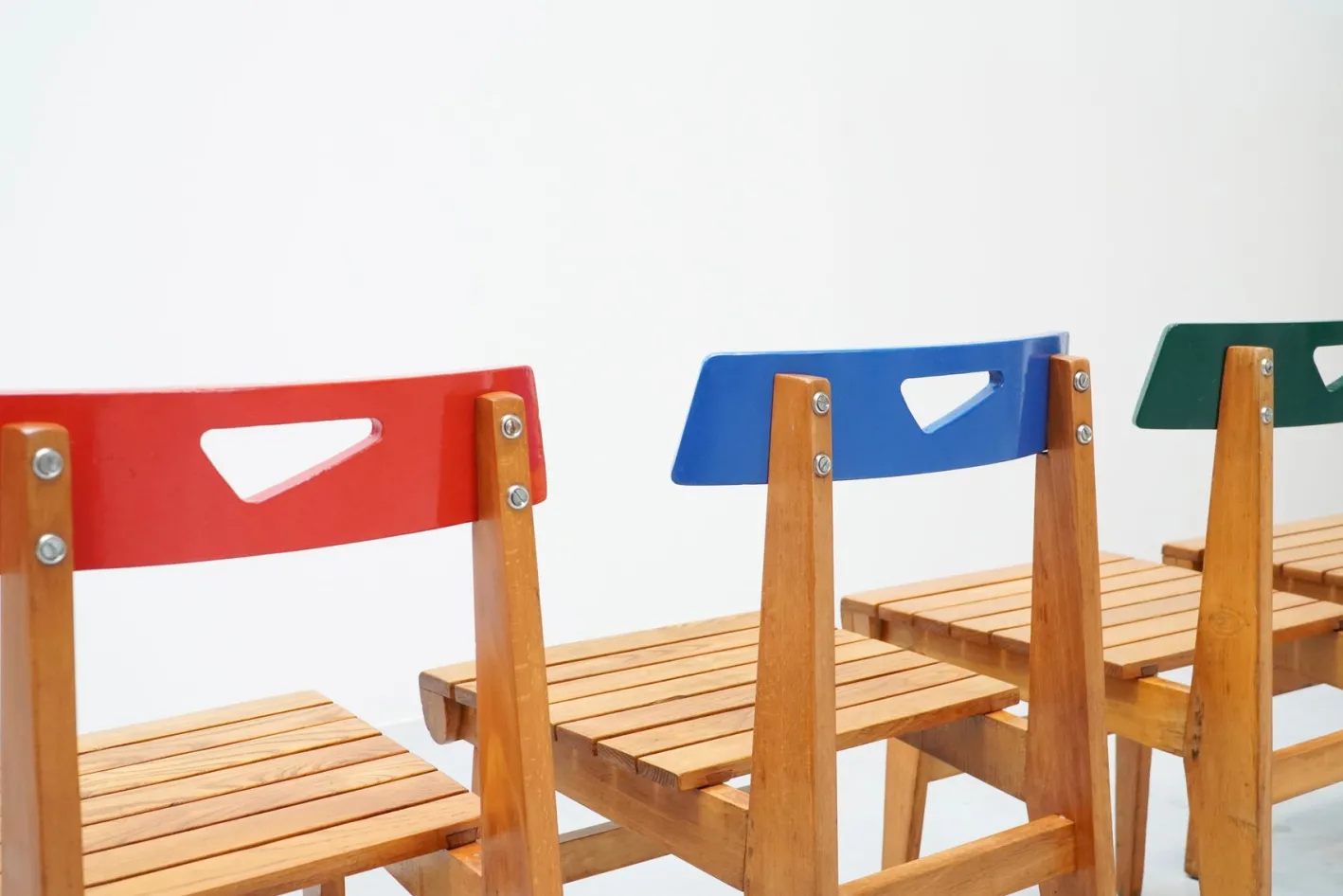 Blauer Stuhl von Lucien Engels für Home Emile Vandervelde II, Belgien, 1954