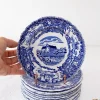 Blaue Schwedische Dessertteller von Rörstrand, 12 . Set