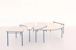 Blaues Tabula Non Rasa Tischset von Studio Trace, 5 . Set