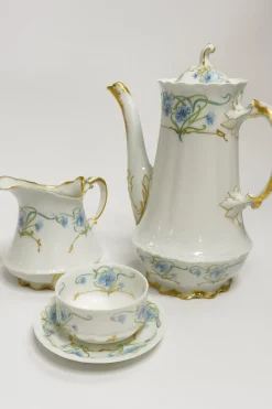 Bleuet Porzellanservice von Haviland Limoges, Spätes 19. Jh., 87er Set