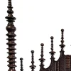Bobbin Lace Bett aus edlem Holz, 17. Jh