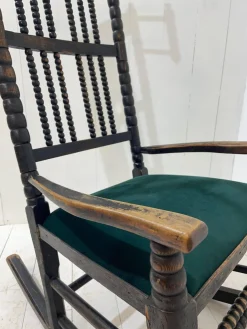 Bobbin Schaukelstuhl von Lancashire, 1830er
