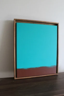Bodasca, Meditation Türkis, 2026, Acrylbild auf Leinwand
