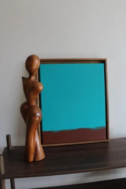 Bodasca, Meditation Türkis, 2026, Acrylbild auf Leinwand