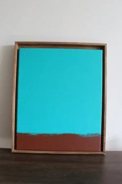 Bodasca, Meditation Türkis, 2026, Acrylbild auf Leinwand