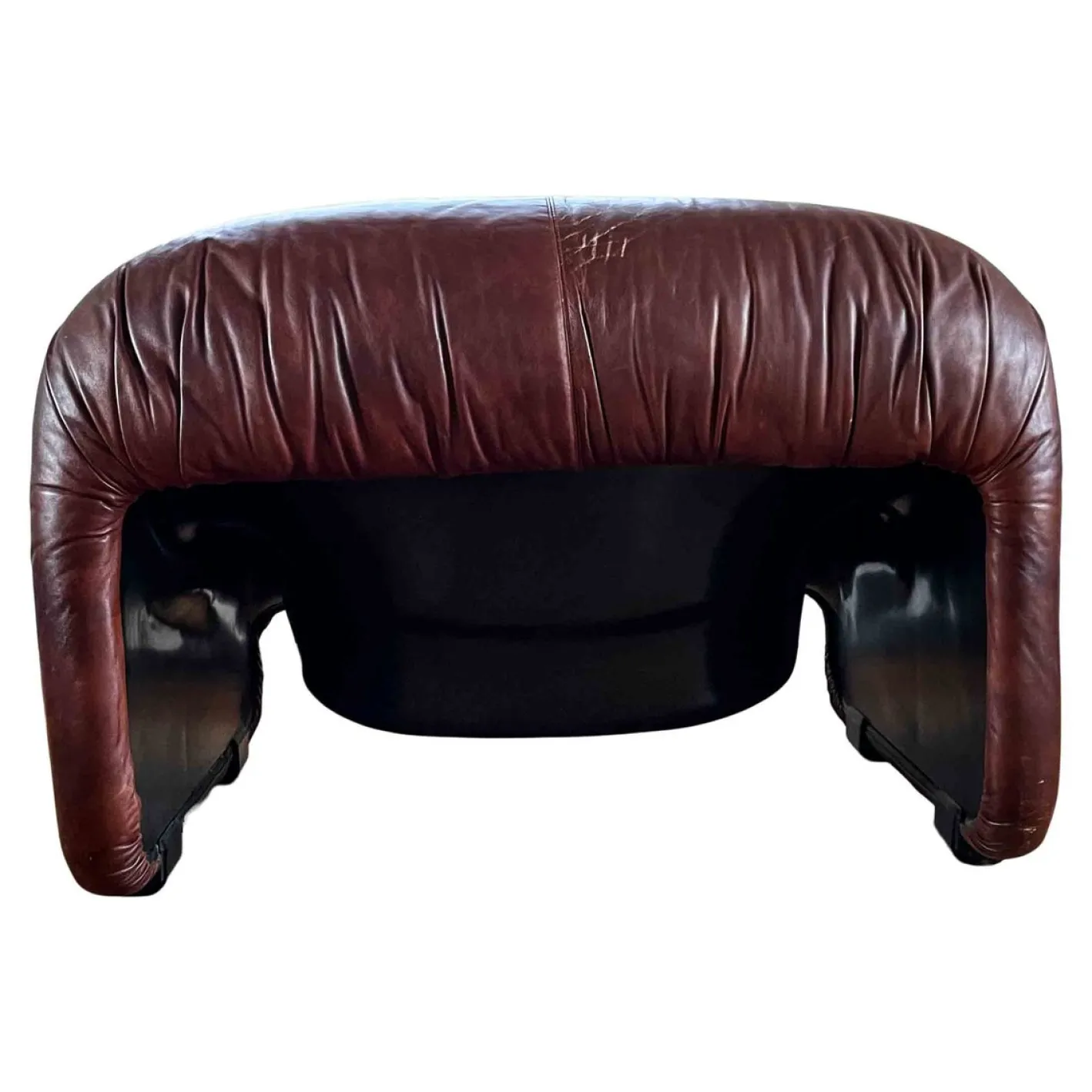 Bonanza Sessel aus braunem Leder von Tobia & Afra Scarpa für C & B Italia, 1970er, 3er Set