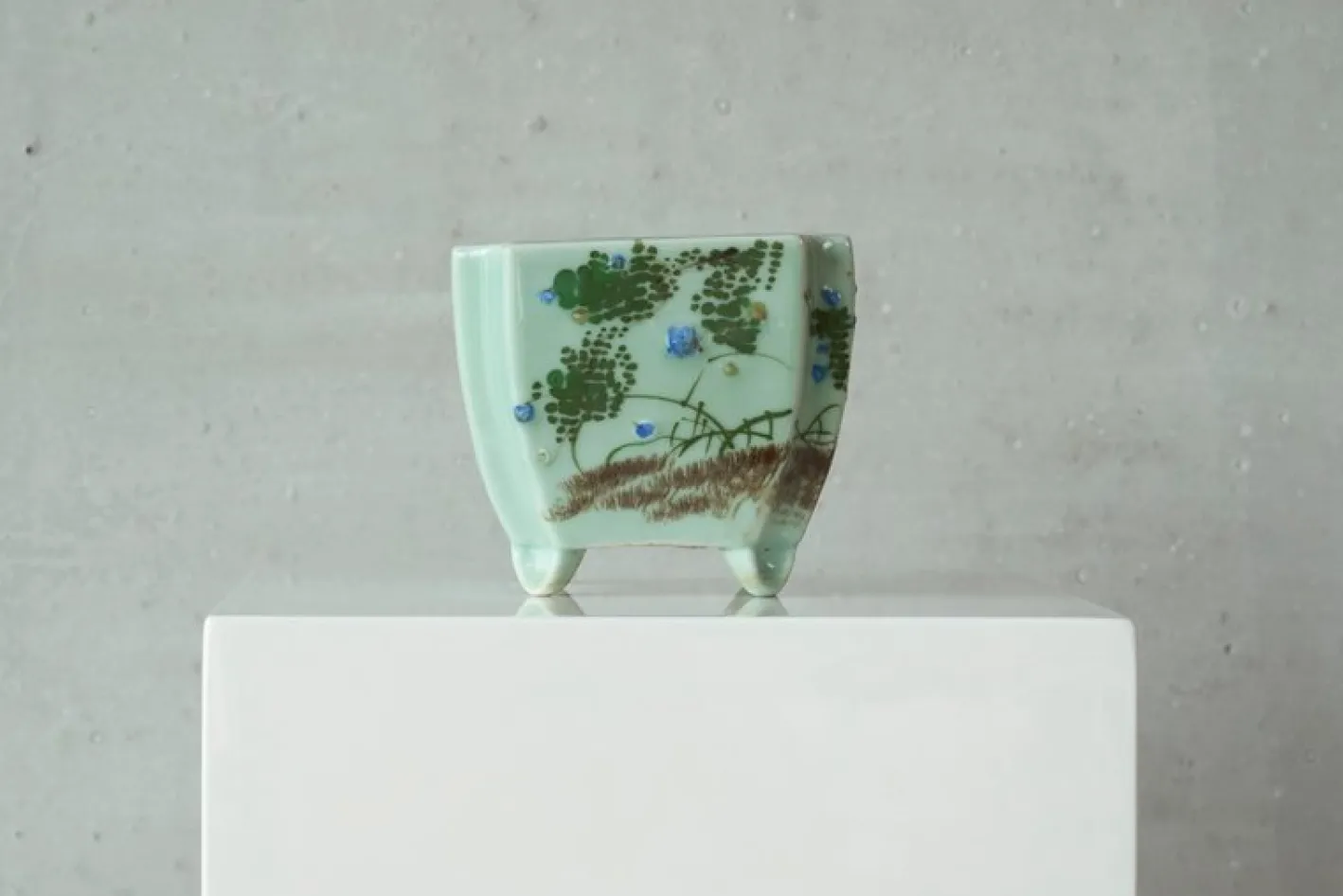 Bonsai Pflanzer aus Jade, Japan, 1940er