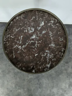 Bouillotte Tisch aus Mahagoni, spätes 19. Jh