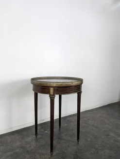 Bouillotte Tisch aus Mahagoni, spätes 19. Jh