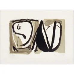 Bram Van Velde, MP 189, 1975, Lithographie