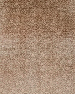 Brauner Teppich im spanischen europäischen Stil mit Blumenmuster von Rug&Kilim