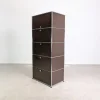 Brauner Vintage Aktenschrank von USM Haller