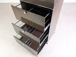 Brauner Vintage Aktenschrank von USM Haller