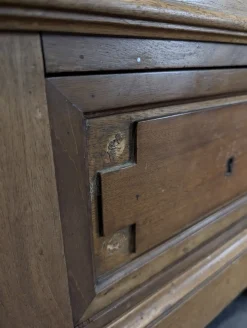 Braunes Louis XVI Bücherregal aus Mahagoni
